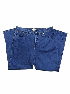 Madewell The Perfect Vintage Straight Leg Jeans Blue Denim W32 Size 32